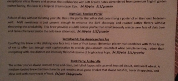 Karben4 Beer List