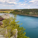 The lake from the top of Wiessner's Wall.